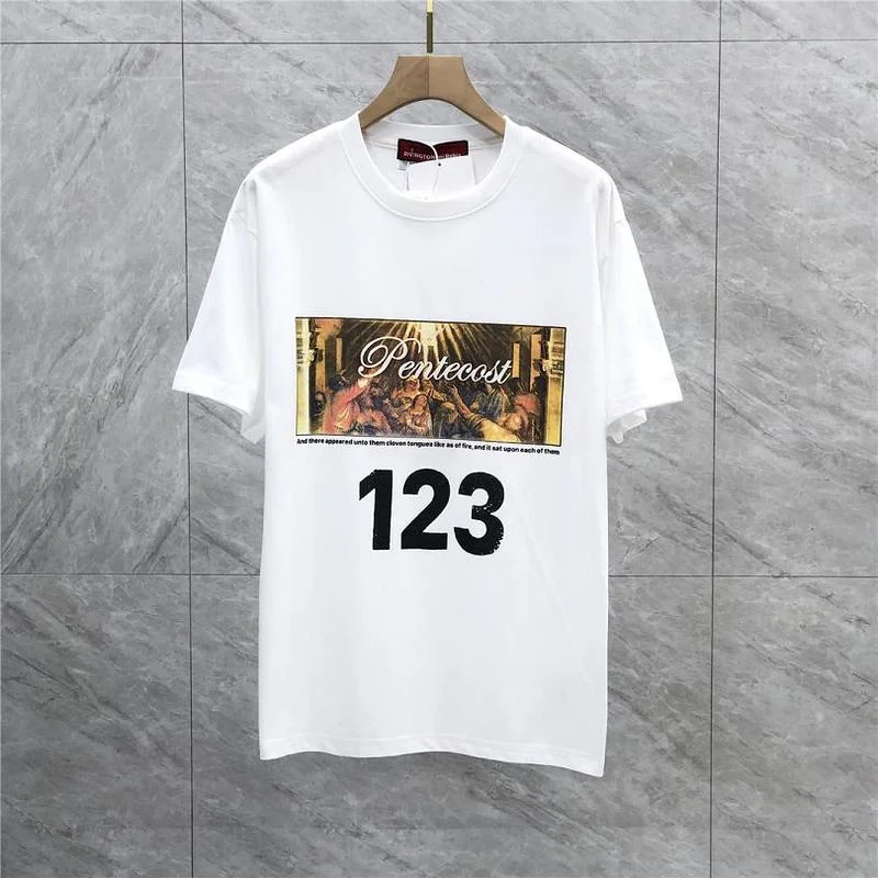 22SS Oil Painting Letter Logo Print RRR123 T Shirt Men Women EU Size 100% Cotton RRR123 Top Tees Fashion Summer Techwear
22SS Oil Painting Letter Logo Print RRR123 T Shirt Men Women EU Size 100% Cotton RRR123 Top Tees Fashion Summer Techwear