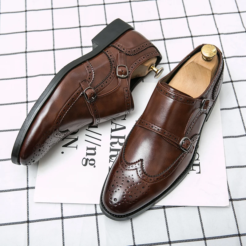 Handmade Men Formal Shoes Leather Business Dress Wedding Flats Man Office Luxury Male Breathable Oxfords Suit Shoes 2023 38-48 
Handmade Men Formal Shoes Leather Business Dress Wedding Flats Man Office Luxury Male Breathable Oxfords Suit Shoes 2023 38-48