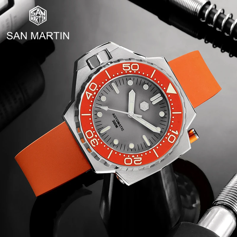 San Martin Fashion Automatic Watch PT5000/SW200 Movement Mechanical Watch 30Bar Diving Waterproof Men's Watch relógio masculino
San Martin Fashion Automatic Watch PT5000/SW200 Movement Mechanical Watch 30Bar Diving Waterproof Men's Watch relógio masculino