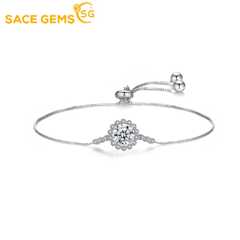 SACE GEMS Real 1 Carat D Color Moissanite Bracelet for Women 100% 925 Sterling Silver Sparkling Heart Wedding Party Fine Jewelry
SACE GEMS Real 1 Carat D Color Moissanite Bracelet for Women 100% 925 Sterling Silver Sparkling Heart Wedding Party Fine Jewelry