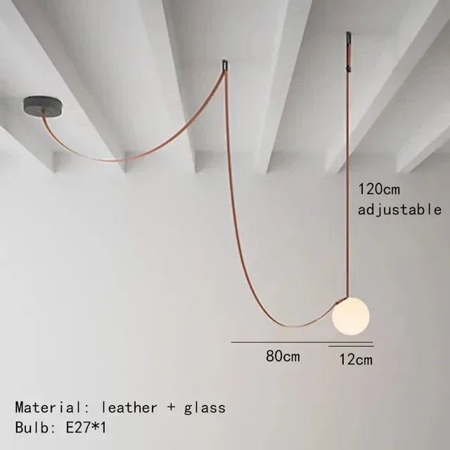 Кожаная подвесная люстра TAONUANSHU
Кожаная подвесная люстра TAONUANSHU