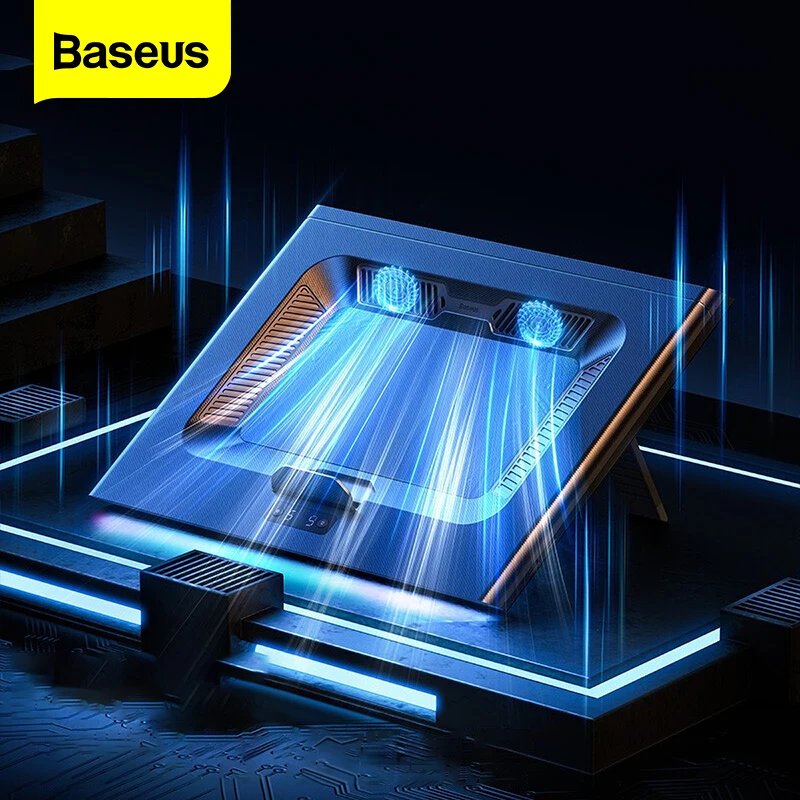 Охлаждающая подставка Baseus, USB, с внешним вентилятором, регулируемая, RGB, для игрового ноутбука 13-21 дюймов
Охлаждающая подставка Baseus, USB, с внешним вентилятором, регулируемая, RGB, для игрового ноутбука 13-21 дюймов