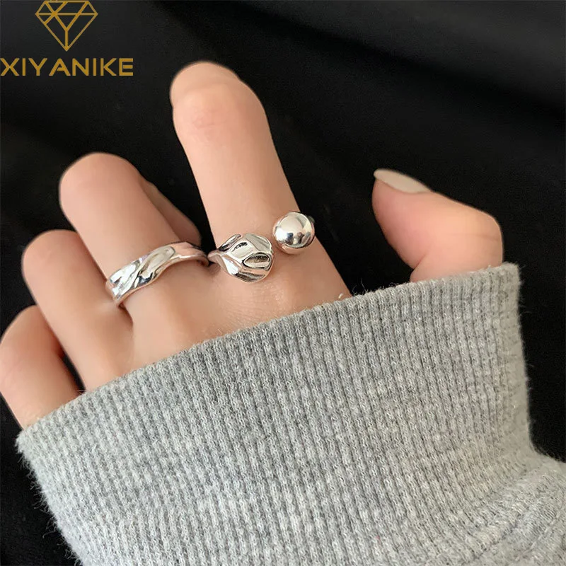 XIYANIKE Irregular Bump Ball Open Cuff Rings For Women Girl 2022 New Fashion Trendy Jewelry Gift Party Wedding кольцо женское
XIYANIKE Irregular Bump Ball Open Cuff Rings For Women Girl 2022 New Fashion Trendy Jewelry Gift Party Wedding кольцо женское