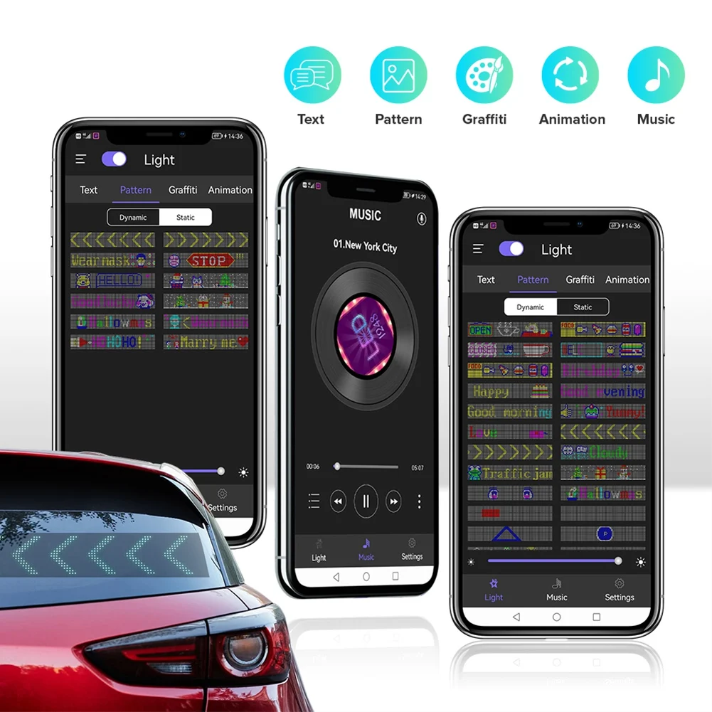 Светодиодный матричная Пиксельная панель Bluetooth APP USB 5 В гибкий адресный RGB шаблон граффити прокрутка текст анимация Дисплей L
Светодиодный матричная Пиксельная панель Bluetooth APP USB 5 В гибкий адресный RGB шаблон граффити прокрутка текст анимация Дисплей L