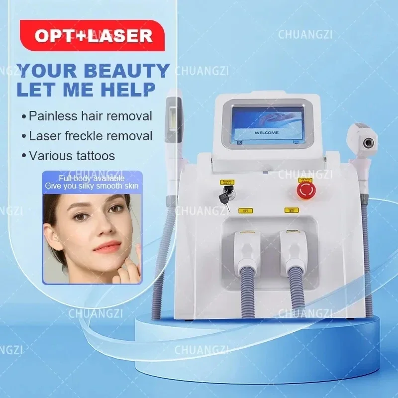 2023 Portable Laser 2 In 1 Nd Yag Tattoo Removal Machine IPL OPT L-aser Hair Removal Machine ND YAG Tattoo Removal Hair Laser
2023 Portable Laser 2 In 1 Nd Yag Tattoo Removal Machine IPL OPT L-aser Hair Removal Machine ND YAG Tattoo Removal Hair Laser