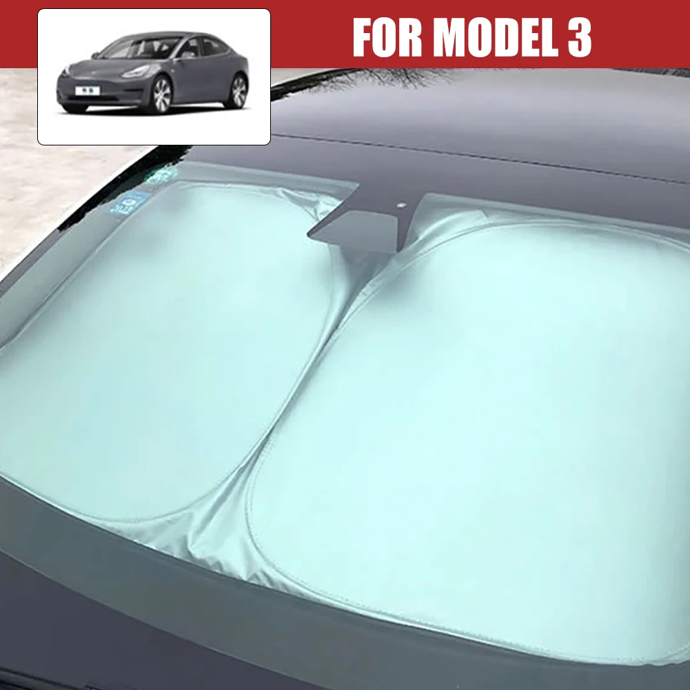 Car Windshield Sun Shade Cover Sun Protection Silver-Coated Fabric Front Window Sunscreen for Tesla Model 3 Y X S Accessories
Car Windshield Sun Shade Cover Sun Protection Silver-Coated Fabric Front Window Sunscreen for Tesla Model 3 Y X S Accessories