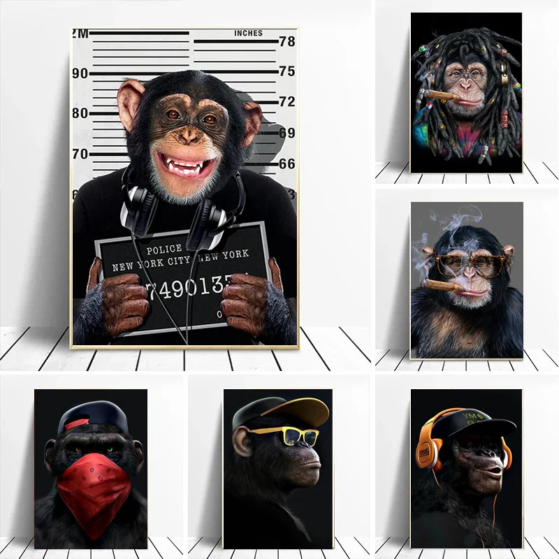 Monkey Gorilla Smoking Canvas Paintings Gorilla Ride Motorbike Posters and Prints Wall Art Pictures for Living Room Home Decor
Monkey Gorilla Smoking Canvas Paintings Gorilla Ride Motorbike Posters and Prints Wall Art Pictures for Living Room Home Decor