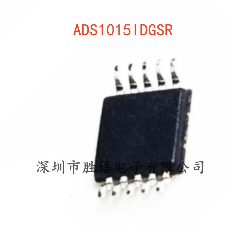 (2PCS) NEW ADS1015IDGSR ADS1015 A 16-Bit Analog-To-Digital Converter Chip VSSOP-10 ADS1015IDGSR Integrated Circuit
(2PCS) NEW ADS1015IDGSR ADS1015 A 16-Bit Analog-To-Digital Converter Chip VSSOP-10 ADS1015IDGSR Integrated Circuit