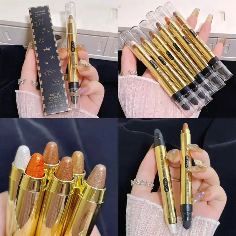 High Quality Eye Shadow Stick Double Headed Matte Eyeshadow Waterproof Long Lasting Shimmer Cosmetics Beauty Women Makeup Tool
High Quality Eye Shadow Stick Double Headed Matte Eyeshadow Waterproof Long Lasting Shimmer Cosmetics Beauty Women Makeup Tool