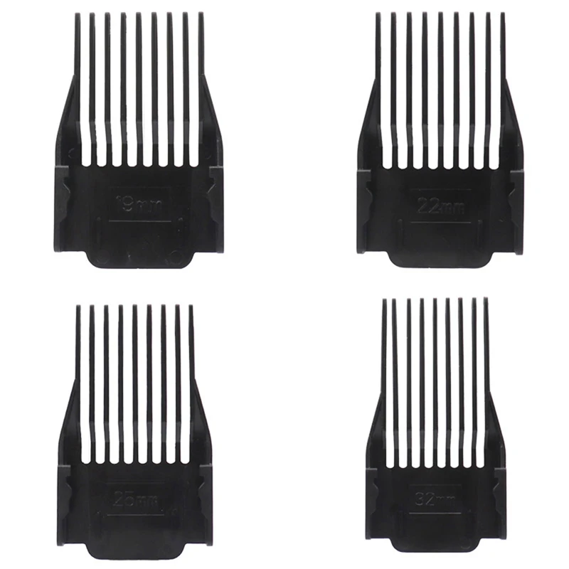 4Pcs Positioning Hair Comb Clipper Trimmer Limit Comb Guide Sets Haircut Calipers Tools Barber Replacement 32/25/22/19MM
4Pcs Positioning Hair Comb Clipper Trimmer Limit Comb Guide Sets Haircut Calipers Tools Barber Replacement 32/25/22/19MM