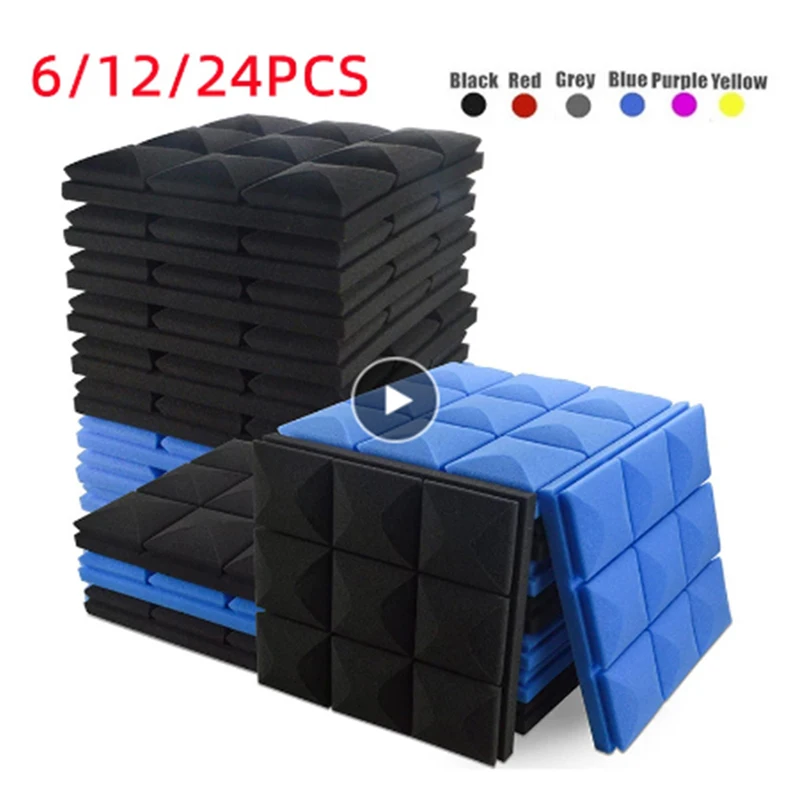 Studio Acoustic Foam Panels Sound Insulation Treatment KTV Room Wall Soundproof Foam Sponge Pad Sound Proof Absorbing Wall Panel
Studio Acoustic Foam Panels Sound Insulation Treatment KTV Room Wall Soundproof Foam Sponge Pad Sound Proof Absorbing Wall Panel