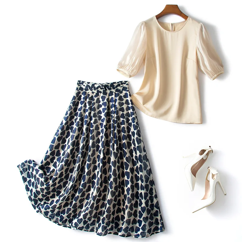 Женский летний комплект из двух предметов с юбкой, элегантный наряд для праздника или вечеринки, 2022 
Женский летний комплект из двух предметов с юбкой, элегантный наряд для праздника или вечеринки, 2022