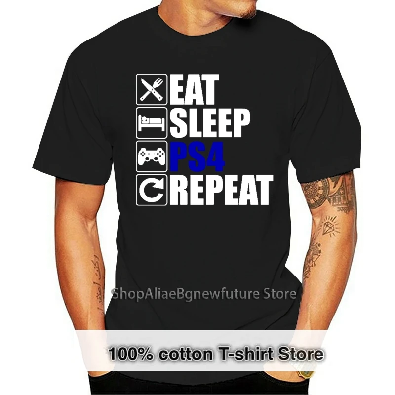 Eat Sleep Ps4 Repeat T-Shirt - Birthday Gift Summer Loose Size Top Ajax Tee Shirt
Eat Sleep Ps4 Repeat T-Shirt - Birthday Gift Summer Loose Size Top Ajax Tee Shirt