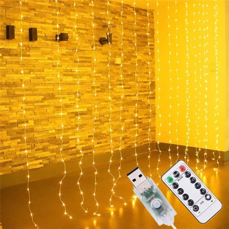 3M LED Curtain String Light Christmas Decorations for Home Garland Decor New Year 2022 Noel Navidad 2021 Christmas Ornaments
3M LED Curtain String Light Christmas Decorations for Home Garland Decor New Year 2022 Noel Navidad 2021 Christmas Ornaments