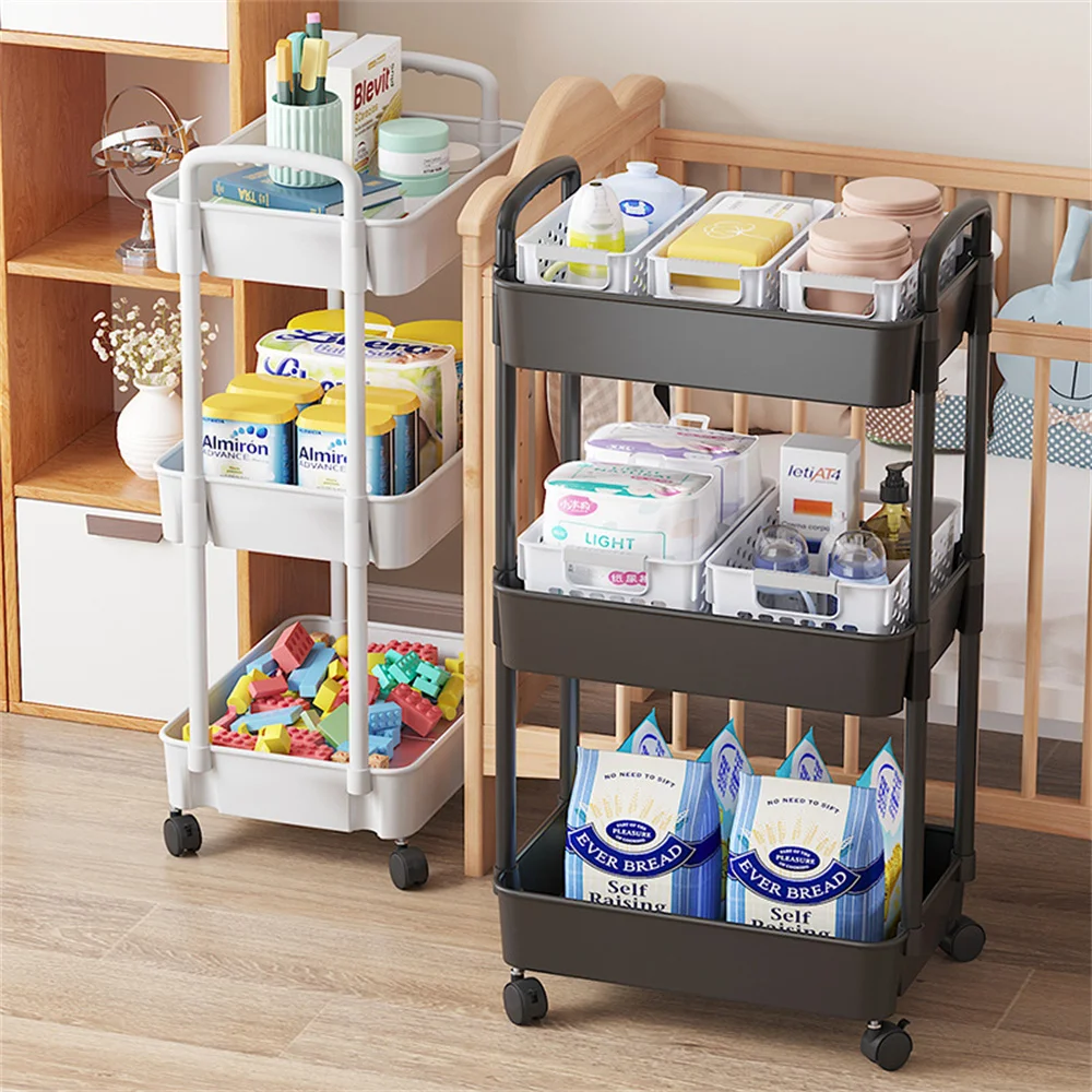 3-5layer Mobile Storage Rack Trolley Kitchen Bathroom Bedroom Multi Storey Snacks Storage Rack with Wheels Organizer Home Gadget
3-5layer Mobile Storage Rack Trolley Kitchen Bathroom Bedroom Multi Storey Snacks Storage Rack with Wheels Organizer Home Gadget
