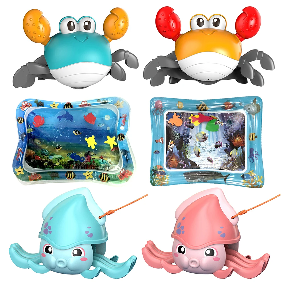 Children Water Cute Little Funny Toys Dragging Crawling Crab Walking Octopus Kid Swimming Shower Beach Water Game Toys
Children Water Cute Little Funny Toys Dragging Crawling Crab Walking Octopus Kid Swimming Shower Beach Water Game Toys