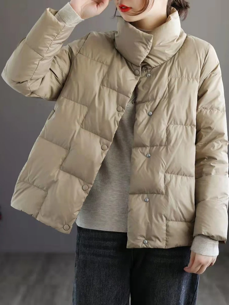 New Women Jackets Winter Coat Jacket Short Warm Winter Jacket Women Vintage Stand Collar Parkas Coat Women Fashion Grid Jackets
New Women Jackets Winter Coat Jacket Short Warm Winter Jacket Women Vintage Stand Collar Parkas Coat Women Fashion Grid Jackets