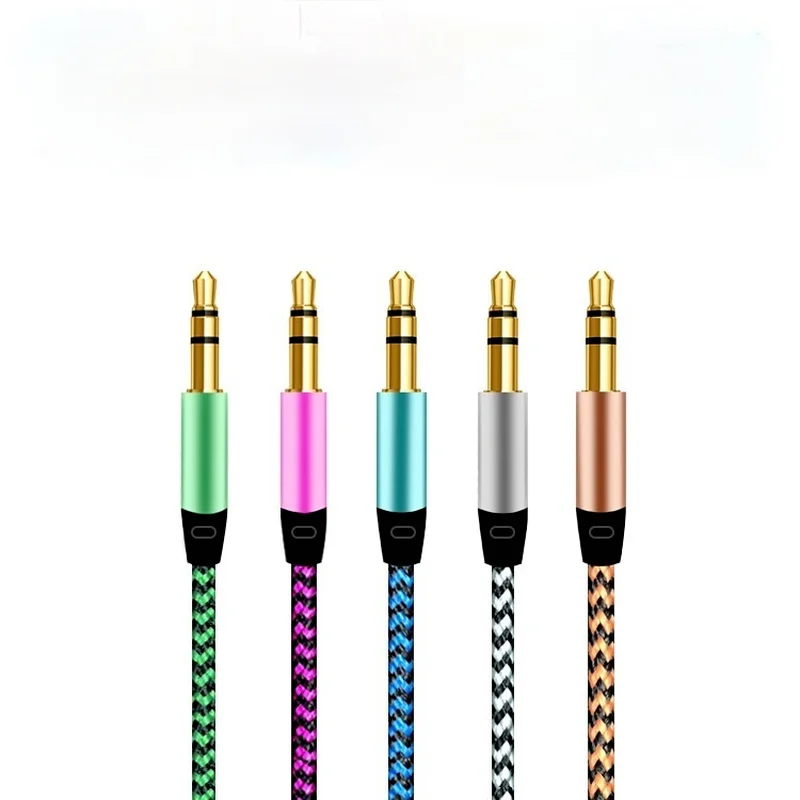 3.5 Jack Audio Cable Jack 3.5 mm Male To Male Cloth Audio Aux Cable for IPhone Car Headphone Speaker Wire Line Aux Cord
3.5 Jack Audio Cable Jack 3.5 mm Male To Male Cloth Audio Aux Cable for IPhone Car Headphone Speaker Wire Line Aux Cord