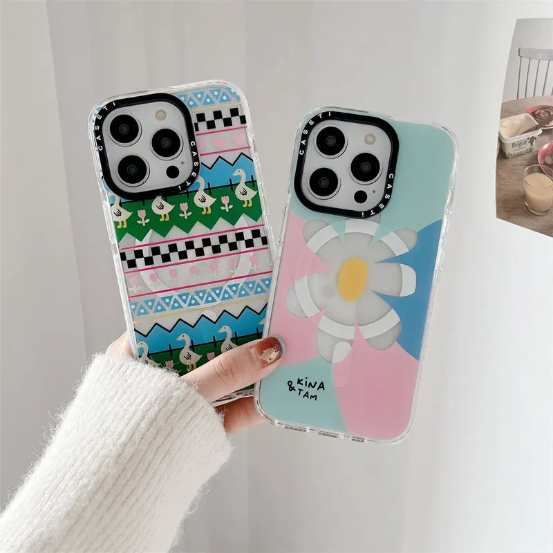 MagSafe Cartoon Duck Flower Wireless Charging Phone Case Cover for IPhone 11 12 13 14 Pro Max Case for IPhone 14 Pro Max
MagSafe Cartoon Duck Flower Wireless Charging Phone Case Cover for IPhone 11 12 13 14 Pro Max Case for IPhone 14 Pro Max