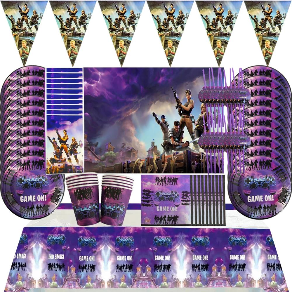 TPS Shootout Game Theme Kids Birthday Party Disposable Tableware Paper Cup Plate Flag Balloons Baby Shower Boys Party Supplies
TPS Shootout Game Theme Kids Birthday Party Disposable Tableware Paper Cup Plate Flag Balloons Baby Shower Boys Party Supplies