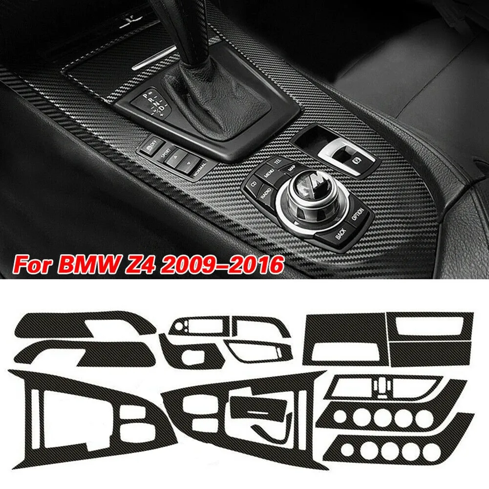 Car Trim Sticker 5D Carbon Fiber Pattern Interior DIY Trim Decals For BMW Z4 E89 2009-2016 Car Panel Dashboard Sticker Set
Car Trim Sticker 5D Carbon Fiber Pattern Interior DIY Trim Decals For BMW Z4 E89 2009-2016 Car Panel Dashboard Sticker Set