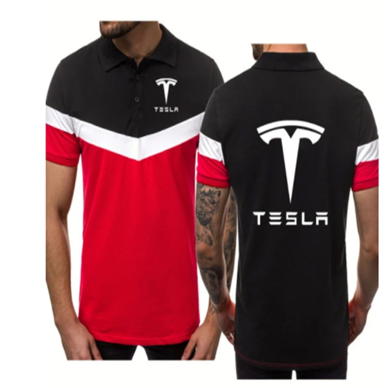 NEW Fashion casual Men's POLO TESLA Car Logo Printing High Quality Men's short sleeve Contrast Summer Cotton Short sleeve
NEW Fashion casual Men's POLO TESLA Car Logo Printing High Quality Men's short sleeve Contrast Summer Cotton Short sleeve