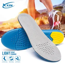 EVA elastic Memory Foam breathable shoes insoles For Men and Women Sports Function Insert Heel Cushions Shoe Pads