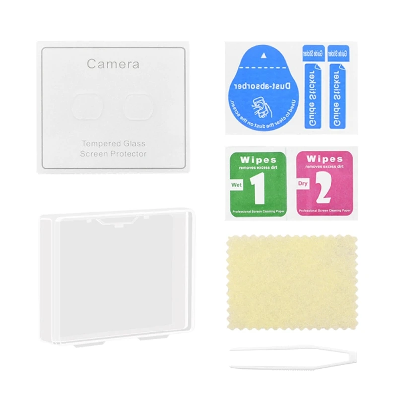 Tempered Glass Film Camera Protectors Anti-Scratch Screen Accessories with Dust Absorber for Mini 3 Pro/Mini 3
Tempered Glass Film Camera Protectors Anti-Scratch Screen Accessories with Dust Absorber for Mini 3 Pro/Mini 3