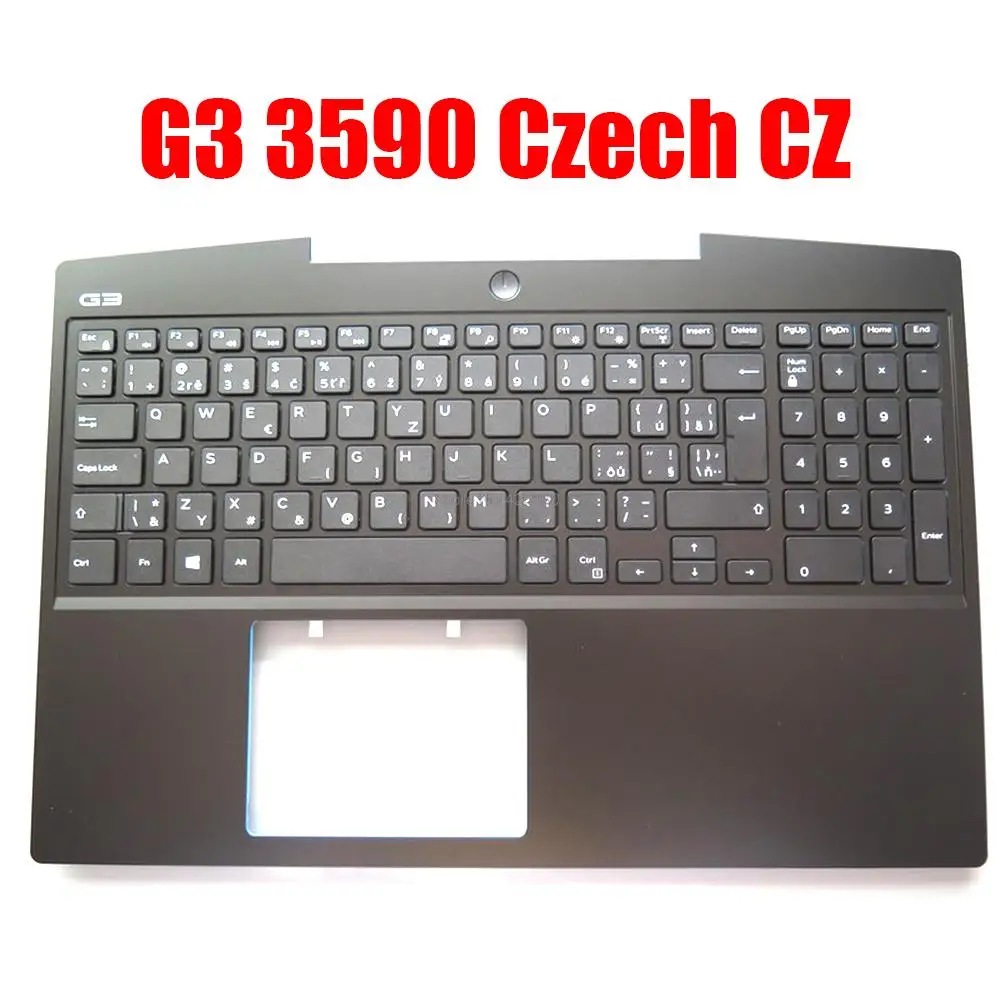 

Czech CZ Laptop Palmrest For DELL G3 3590 3500 0P0NG7 P0NG7 0MDY75 MDY75 05DC76 5DC76 0DJYKX DJYKX Without Backlit Keyboard New