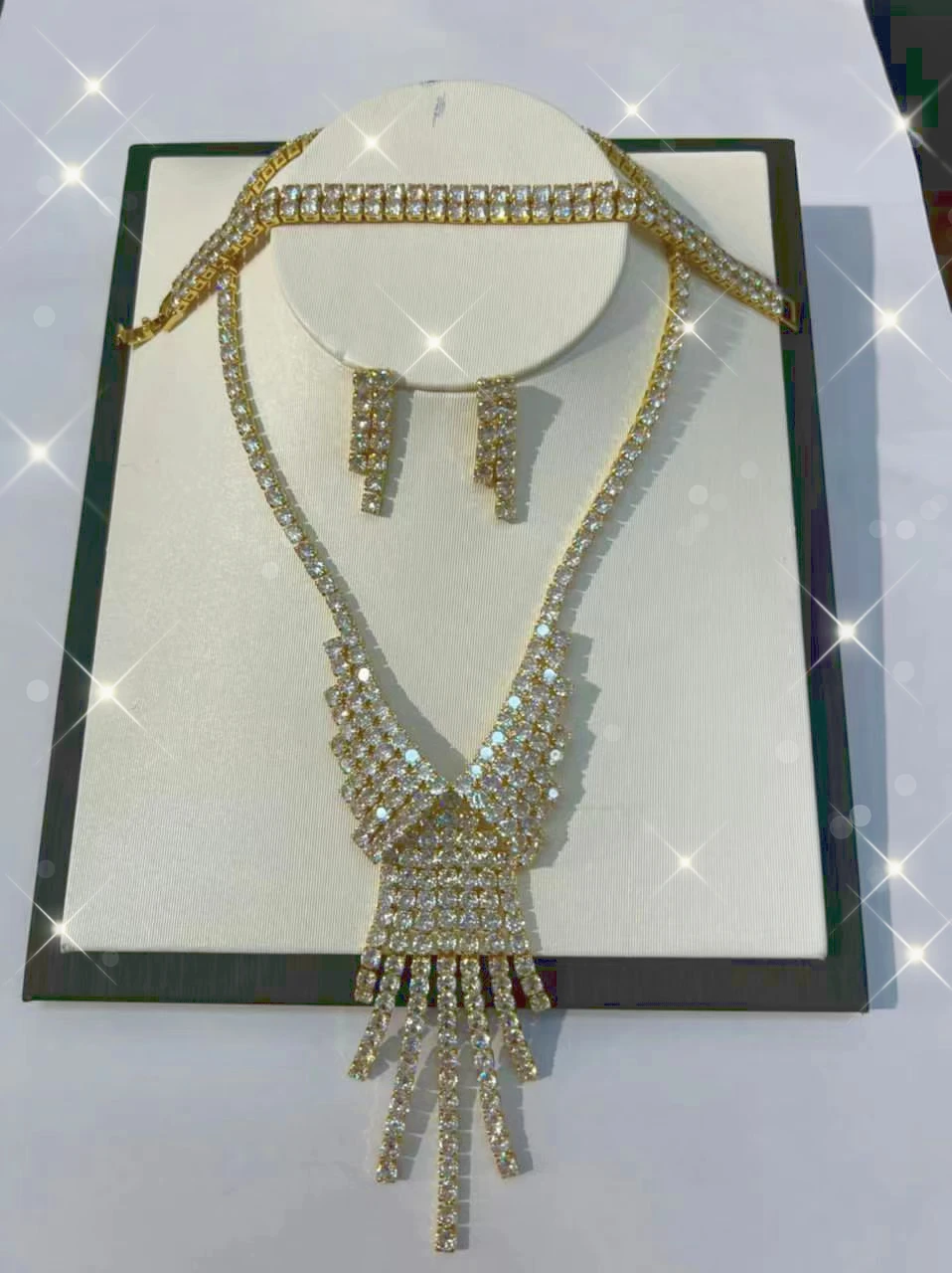 Gold Plated Jewelry Sets For Women Necklace And Earing Bridal Wedding Earrings Necklace 2022 Trendy Anniversary Gift Party
Gold Plated Jewelry Sets For Women Necklace And Earing Bridal Wedding Earrings Necklace 2022 Trendy Anniversary Gift Party
