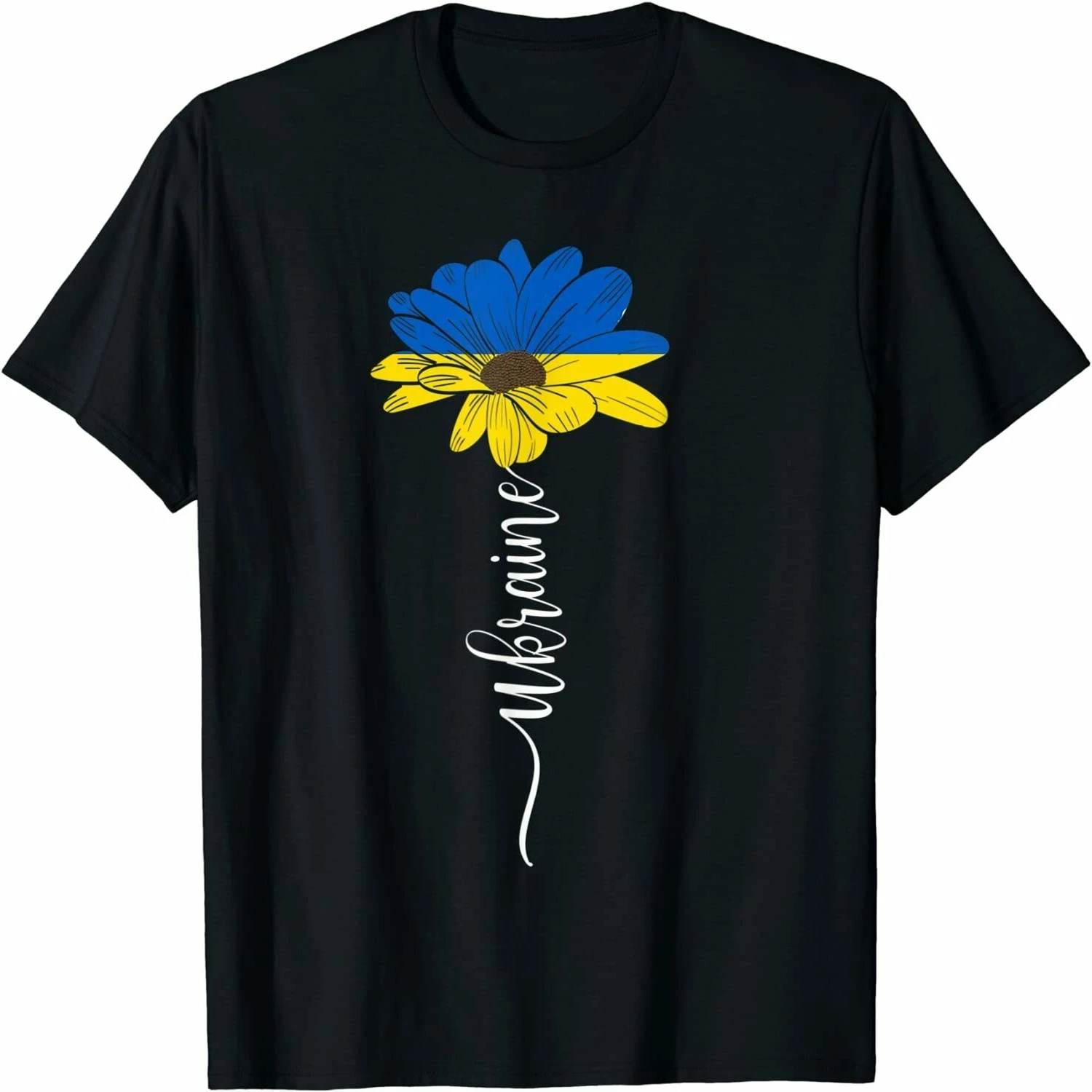 Ukraine Flag Sunflower Vintage Ukrainian Men T-Shirt Black Short Sleeve Casual Daddy Shirts
Ukraine Flag Sunflower Vintage Ukrainian Men T-Shirt Black Short Sleeve Casual Daddy Shirts