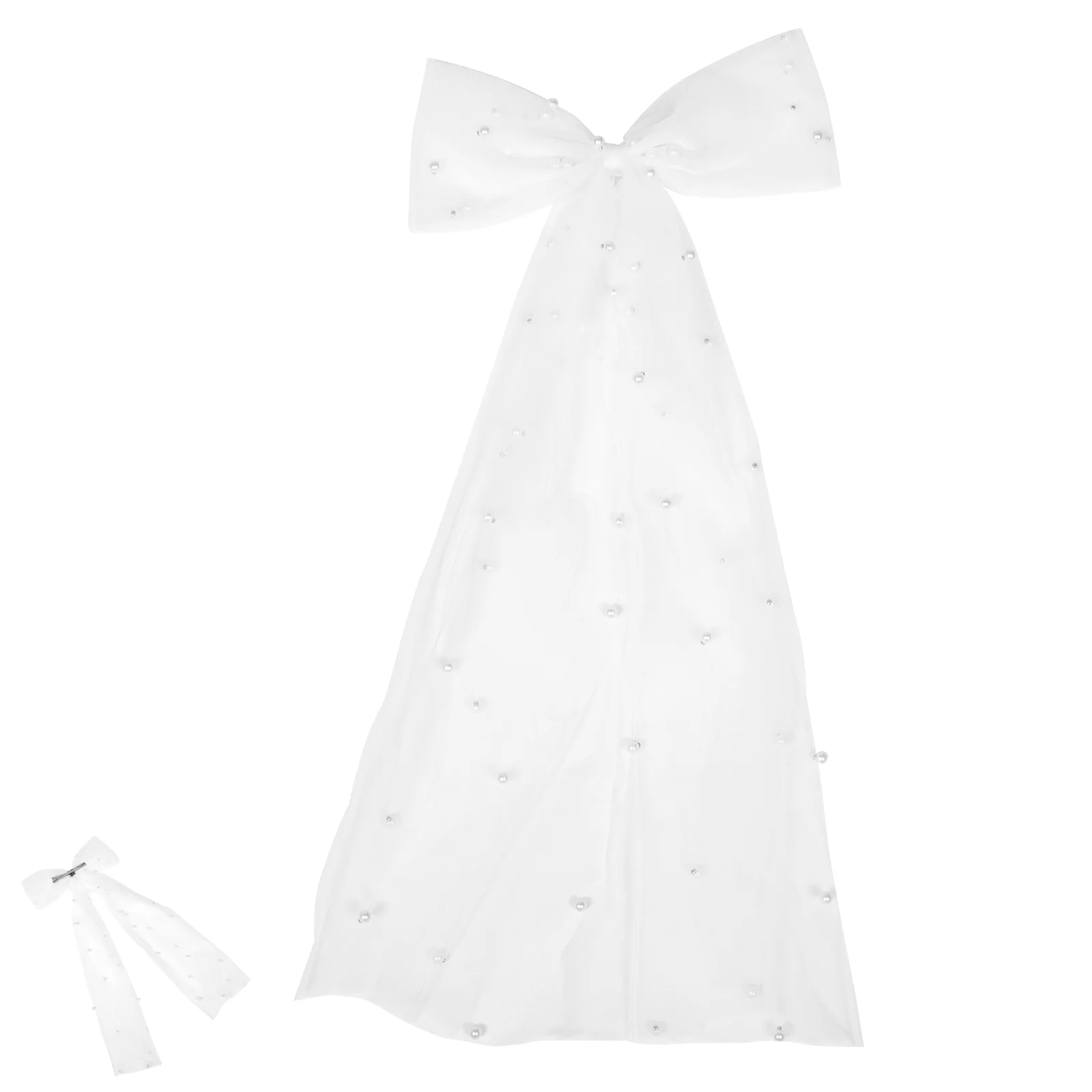 Свадебная вуаль с жемчугом и бантом для девичника аксессуары для волос
Свадебная вуаль с жемчугом и бантом для девичника аксессуары для волос