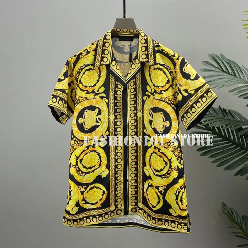 luxury design 2022 classic vintage Print branded light weight baby skin soft man short Sleeves Lapel Shirt blouse women tops
luxury design 2022 classic vintage Print branded light weight baby skin soft man short Sleeves Lapel Shirt blouse women tops