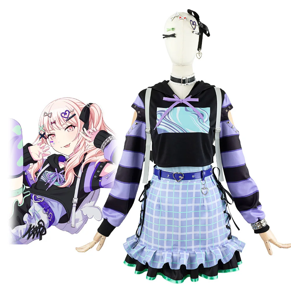 

Проект секай красочные сценические костюмы для косплея Асахина мафуюй Мизуки изаки Канаде шиноми Ена аниме ночной шнур для девушек
