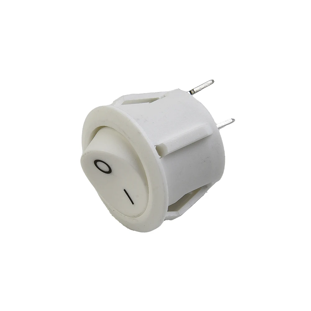 Camper Van Rocker Switches Caravan Boat Mini Motorhome ON-OFF Round Snap-In Terminal White 20mm 5 Pcs 6A250V New
Camper Van Rocker Switches Caravan Boat Mini Motorhome ON-OFF Round Snap-In Terminal White 20mm 5 Pcs 6A250V New