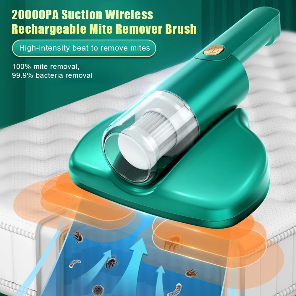 20000PA Cordless Vacuum Cleaner Rechargeable Mite Remover Handheld Vacuum Cleaner With UV Light For Bed Quilt Cleaning Machine
20000PA Cordless Vacuum Cleaner Rechargeable Mite Remover Handheld Vacuum Cleaner With UV Light For Bed Quilt Cleaning Machine