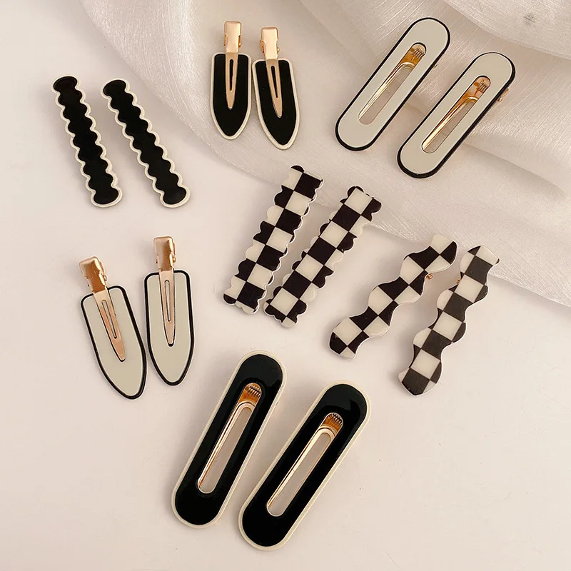 Checkerboard Hairpin Korean Simple Bb Clip Bangs Headdress Girl Hair Accessories Acrylic Hair Claws Ladies Hairgrip Headwear
Checkerboard Hairpin Korean Simple Bb Clip Bangs Headdress Girl Hair Accessories Acrylic Hair Claws Ladies Hairgrip Headwear