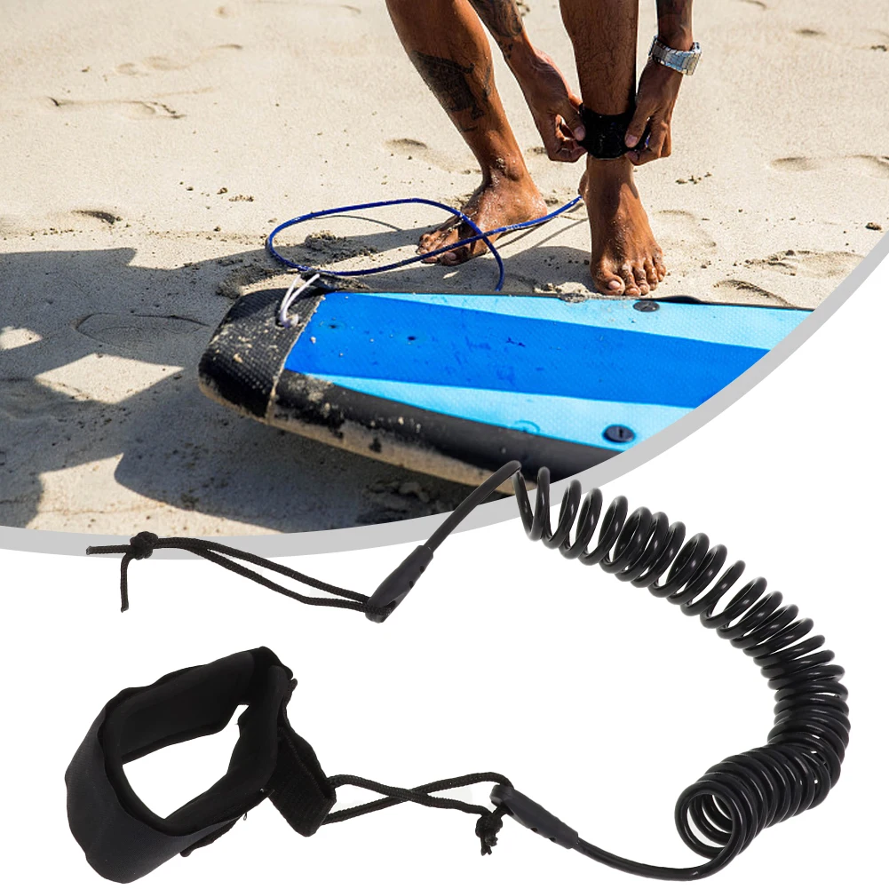 10ft Coiled SU P Leash Stand Up Paddle Board Surfboard Leash Leg Rope Foot Leg Surfboard Foot Leg Accessories
10ft Coiled SU P Leash Stand Up Paddle Board Surfboard Leash Leg Rope Foot Leg Surfboard Foot Leg Accessories