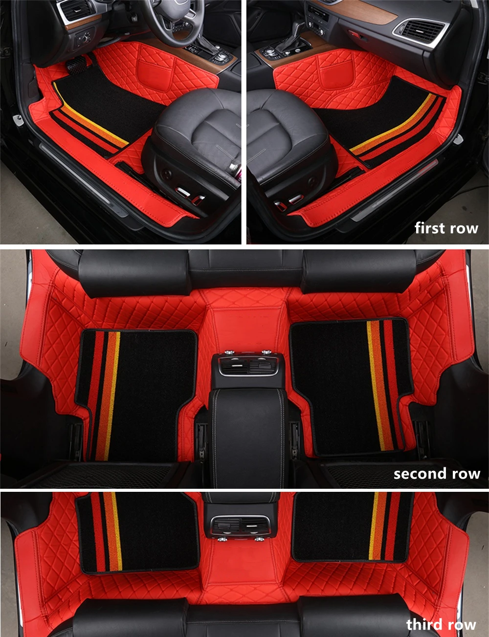 Custom Fit Car Floor Mat Accessories Interior ECO Material Full Set Carpet With Logo Left Hand Drive (For 7 or 8 Seats Only)
Custom Fit Car Floor Mat Accessories Interior ECO Material Full Set Carpet With Logo Left Hand Drive (For 7 or 8 Seats Only)