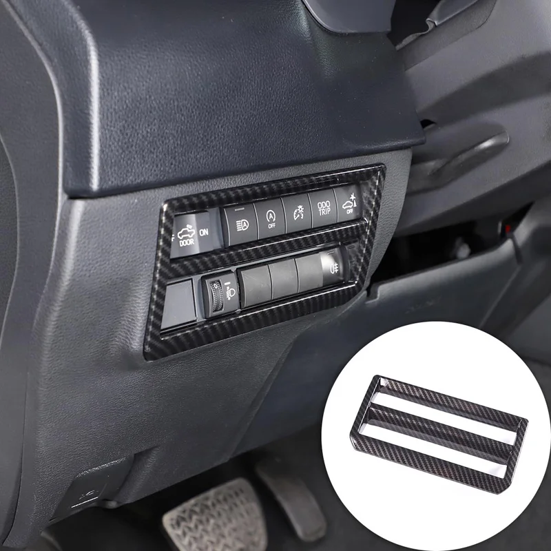 Carbon Fiber Texture Car Headlight Switch Button Frame Cover Trim Sticker For Toyota Tundra Sequoia 2022 -2023 Interior Accessor
Carbon Fiber Texture Car Headlight Switch Button Frame Cover Trim Sticker For Toyota Tundra Sequoia 2022 -2023 Interior Accessor