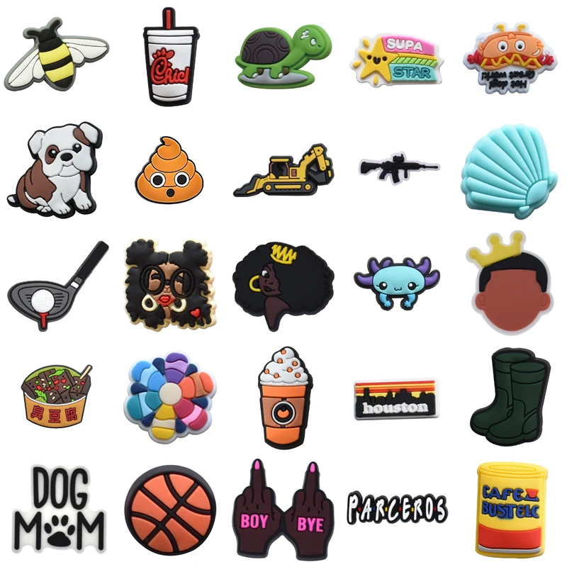 Shoe Charms Wholesale Bulk Para Pins Women Charm Kids Men Set Jeans Shoes Accessories Boy Gifts Packs Decorations for Crocs Girl
Shoe Charms Wholesale Bulk Para Pins Women Charm Kids Men Set Jeans Shoes Accessories Boy Gifts Packs Decorations for Crocs Girl