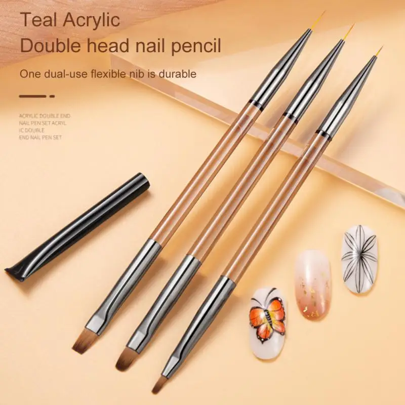 2023 Double Head Nail Brush Pen Liner Painting Gel Pencil Flower Drawing Painting Brushes For Manicure Nail Art Tools Accesories 
2023 Double Head Nail Brush Pen Liner Painting Gel Pencil Flower Drawing Painting Brushes For Manicure Nail Art Tools Accesories