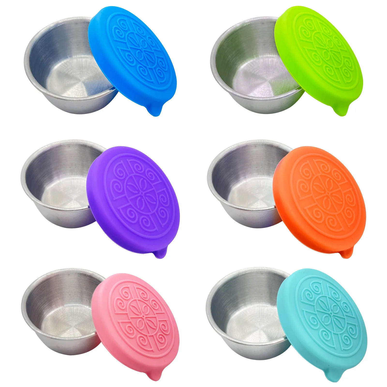 50/70ml Stainless Steel Takeaway Sauce Cup Containers Food Box With Hinged Lids Pigment Paint Box Palette Sauce Spice Cup
50/70ml Stainless Steel Takeaway Sauce Cup Containers Food Box With Hinged Lids Pigment Paint Box Palette Sauce Spice Cup