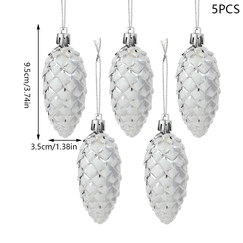 Рождественские блестящие украшения из сосновой шишки ZQNYCY
Рождественские блестящие украшения из сосновой шишки ZQNYCY