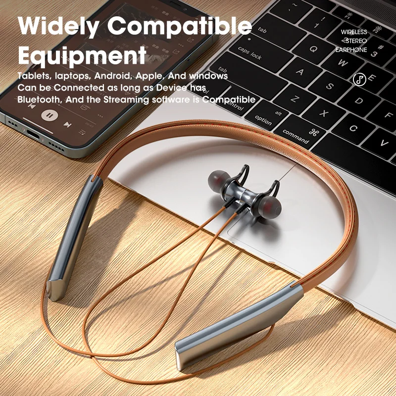 New 48H Sports Wireless Headphones Running Waterproof Headphones Noise-Canceling Neck Hanging Wireless Bluetooth Headphones
New 48H Sports Wireless Headphones Running Waterproof Headphones Noise-Canceling Neck Hanging Wireless Bluetooth Headphones