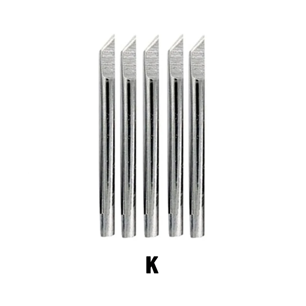 5pcs B C D K Soldering Iron Tips Copper 30W Lower Temperature Welding Tips Fast Heating Lead Free For SOJ PLCC SOP QFP Solder
5pcs B C D K Soldering Iron Tips Copper 30W Lower Temperature Welding Tips Fast Heating Lead Free For SOJ PLCC SOP QFP Solder