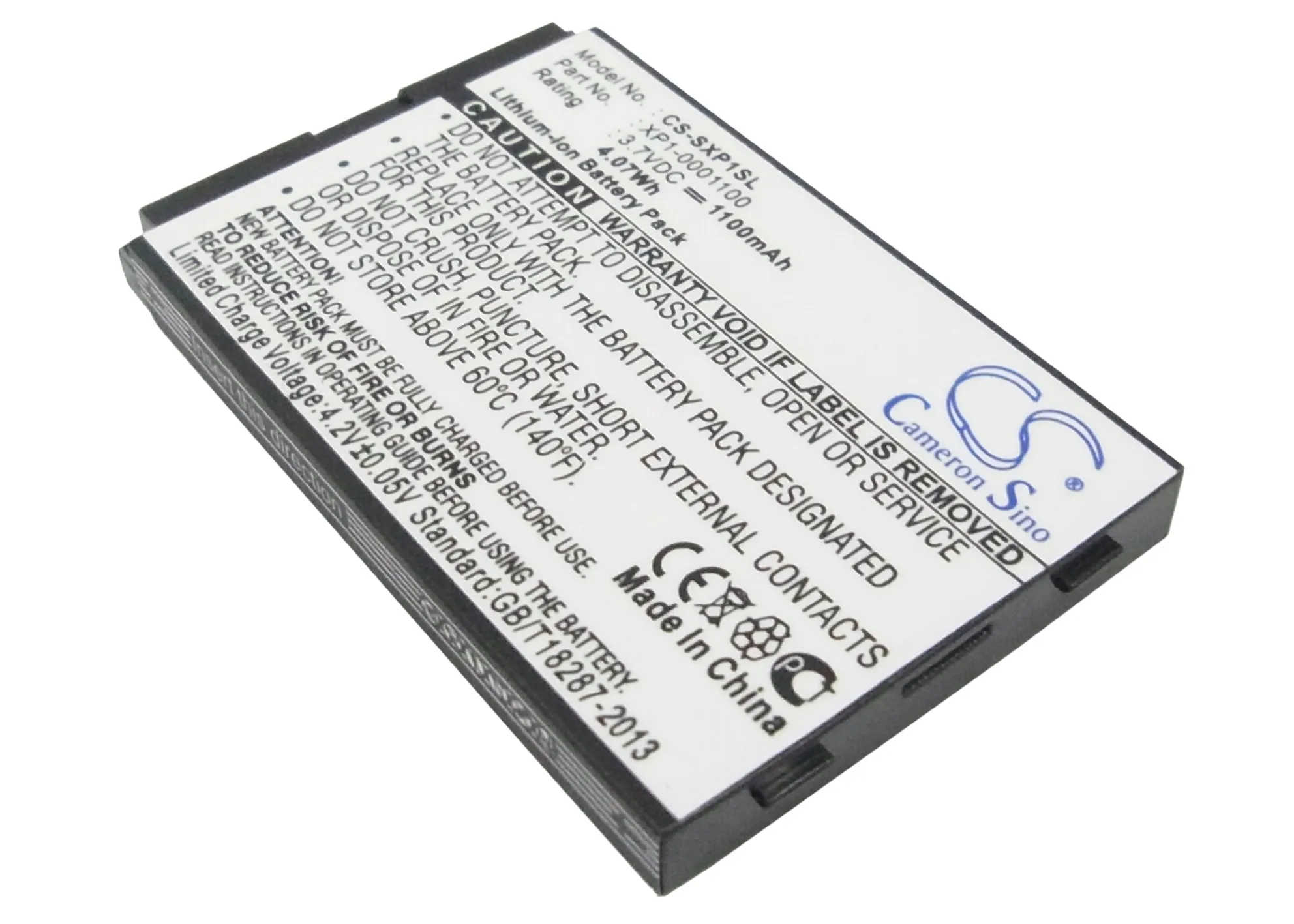 CS 1100mAh / 4.07Wh battery for Socketmobile Sonim XP1, Sonim XP1 BT, sonim XP3 Enduro XP1-0001100
CS 1100mAh / 4.07Wh battery for Socketmobile Sonim XP1, Sonim XP1 BT, sonim XP3 Enduro XP1-0001100