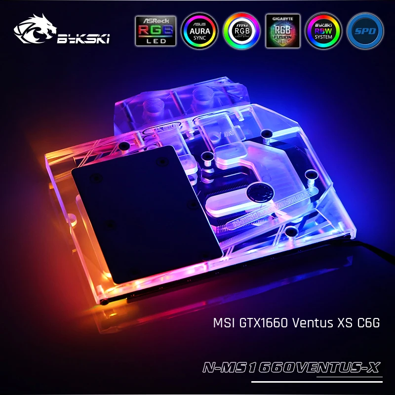 Блок водяного охлаждения Bykski Gpu для MSI Geforce GTX1660 VENTUS XS C 6G OC, блок VGA, поддержка управления материнской платой, детской
Блок водяного охлаждения Bykski Gpu для MSI Geforce GTX1660 VENTUS XS C 6G OC, блок VGA, поддержка управления материнской платой, детской