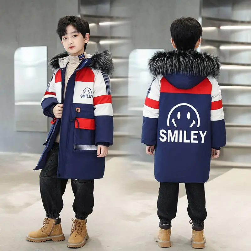 Осенне-зимнее пуховое хлопковое пальто для мальчиков Новинка эксклюзивная детская одежда для мальчиков утепленная теплая куртка одежда пальто с длинным рукавом 
Осенне-зимнее пуховое хлопковое пальто для мальчиков Новинка эксклюзивная детская одежда для мальчиков утепленная теплая куртка одежда пальто с длинным рукавом
