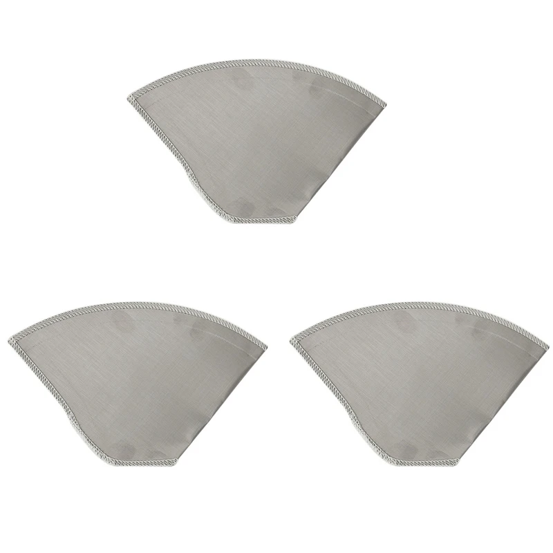 3X Reusable Pour Over Coffee Filter Stainless Steel Fine Mesh Coffee Filter Drip Cone Paperless Universal Coffee Filter
3X Reusable Pour Over Coffee Filter Stainless Steel Fine Mesh Coffee Filter Drip Cone Paperless Universal Coffee Filter